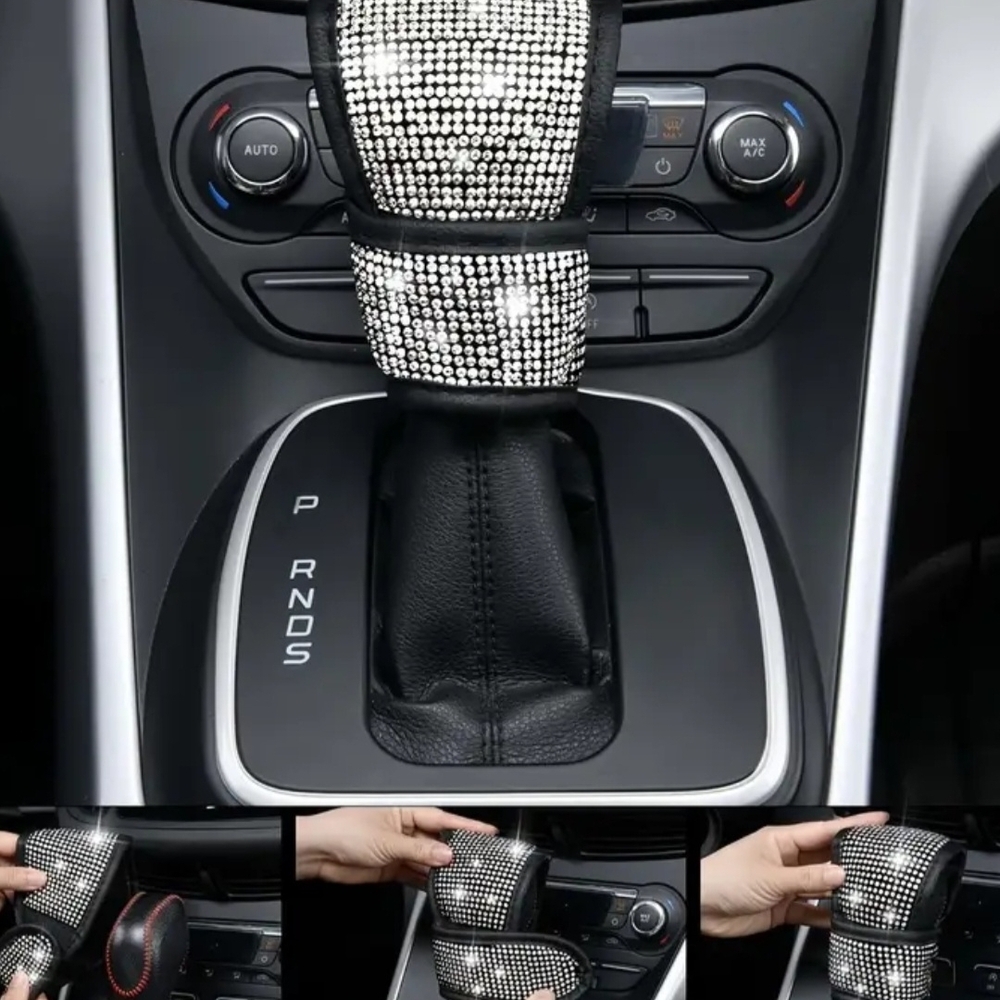 Sparkling Rhinestone Car decor set - Picture 6 of 9